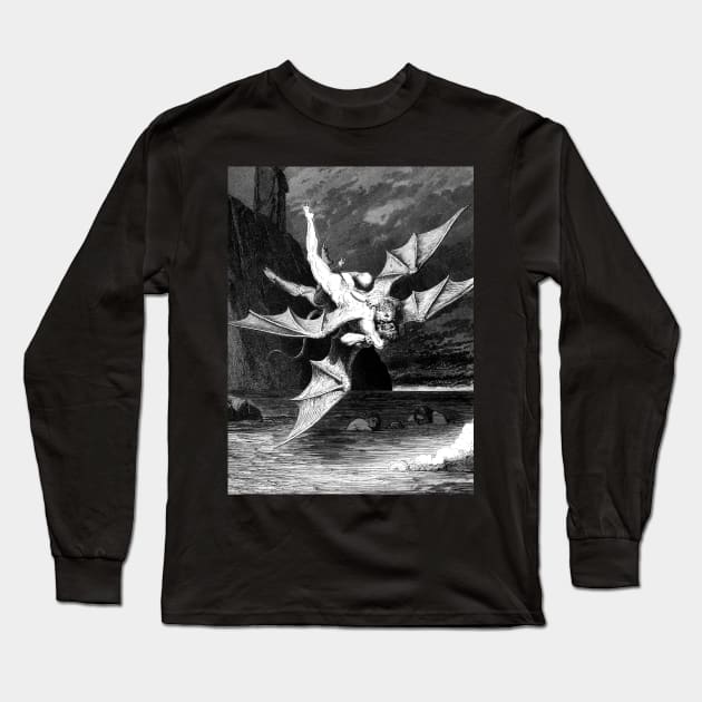 High Resolution Gustave Dore Fighting Devils Long Sleeve T-Shirt by tiokvadrat